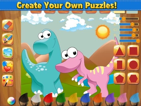 Dino Puzzle Kid Dinosaur Games