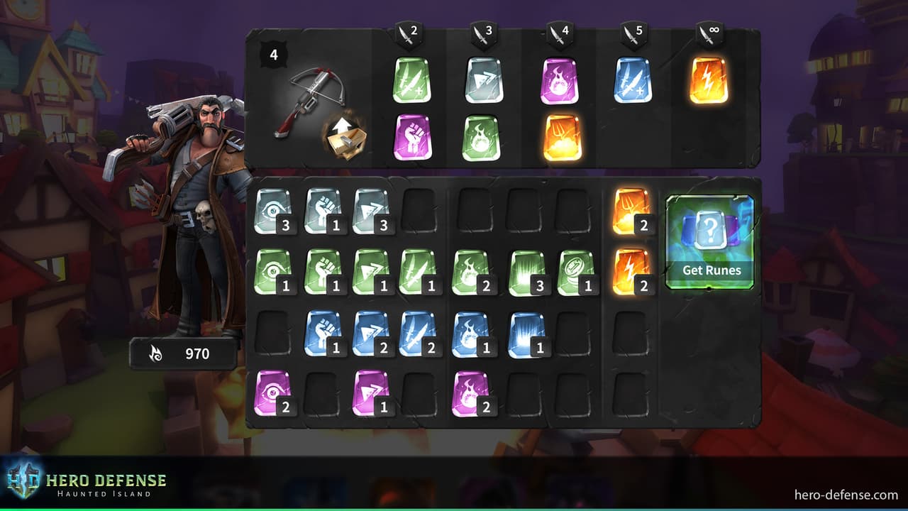 Hero Defense - Haunted Island screenshot 4