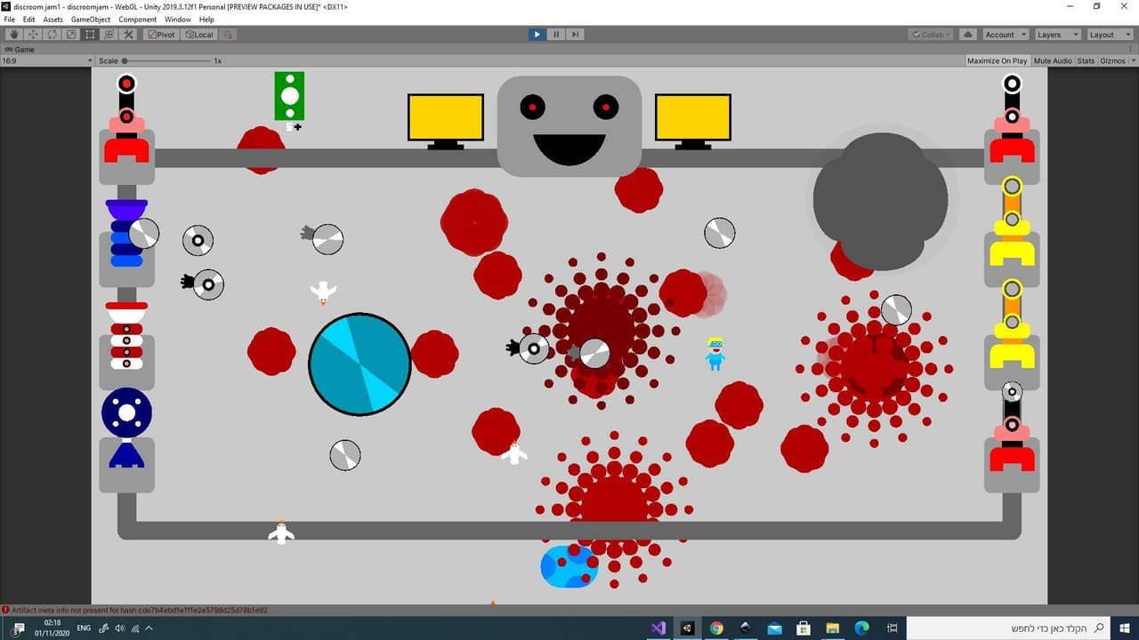 speed boy vs disc robot screenshot 5