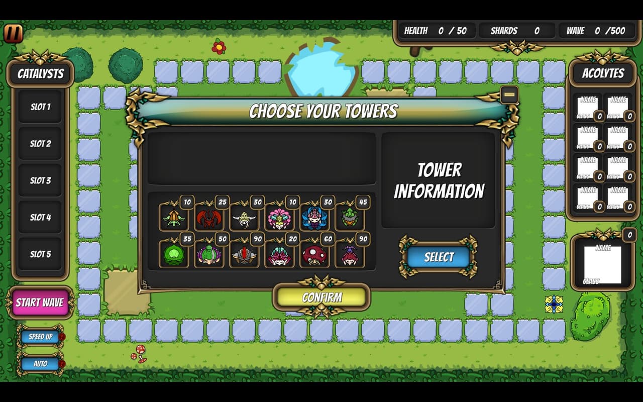 The Catalyst Acolyte Tower Defense screenshot 2