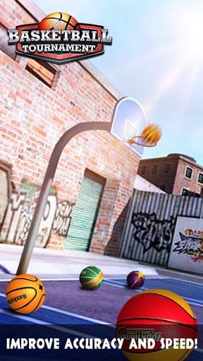 Basketball Tournament - Free Throw Game screenshot 3