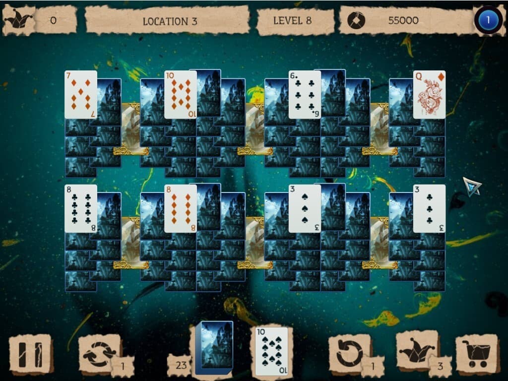 Mystery Solitaire. The Black Raven 3 screenshot 5