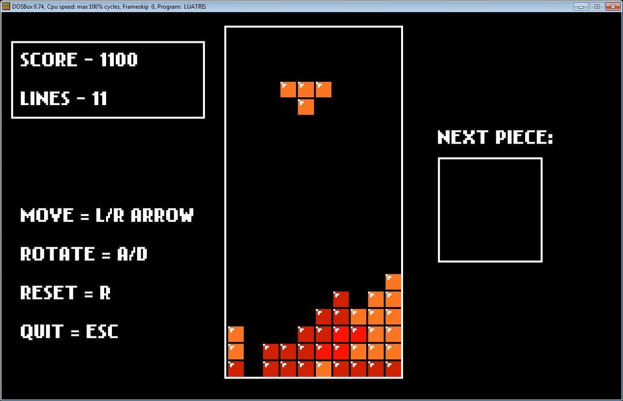 LUATRIS screenshot 2