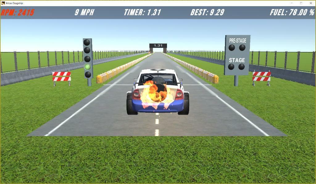 Jetcar Dragstrip! screenshot 3