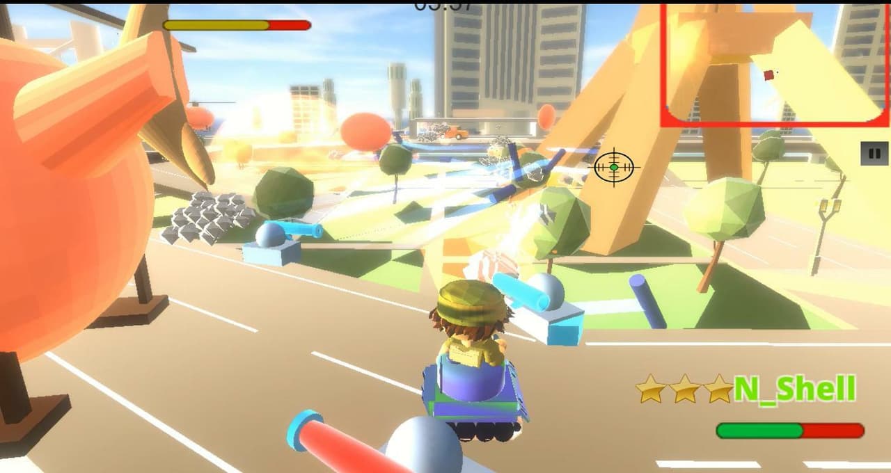 Fly Fly Tank: 3D Action/Destruction Game screenshot 4