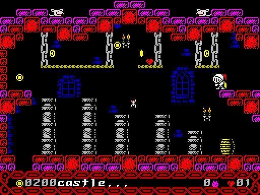 Castle Escape (ZX Spectrum Next) screenshot 3