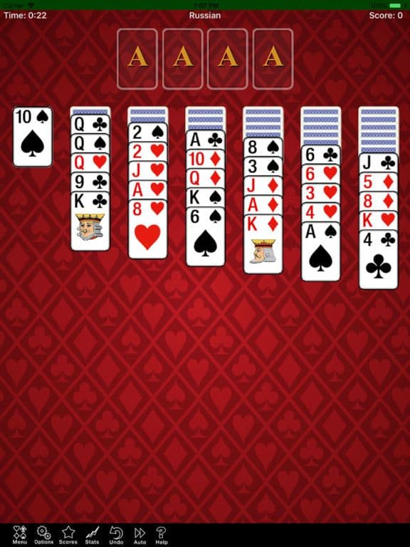 Russian Solitaire screenshot 2