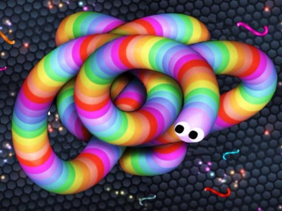 Slither Dash - Rolling Color.IO Snake Flip Game screenshot 2