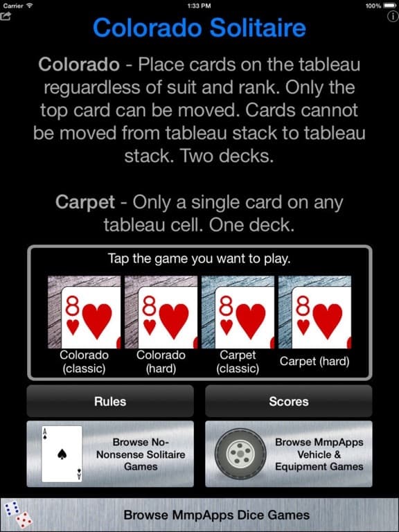 Colorado Solitaire - Classic screenshot 2