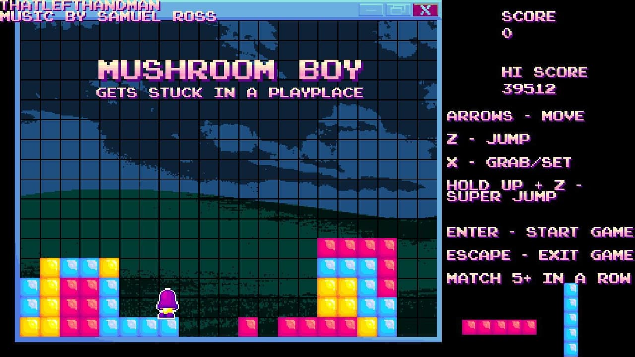 Mushroom Boy Gets Stuck in a Playplace