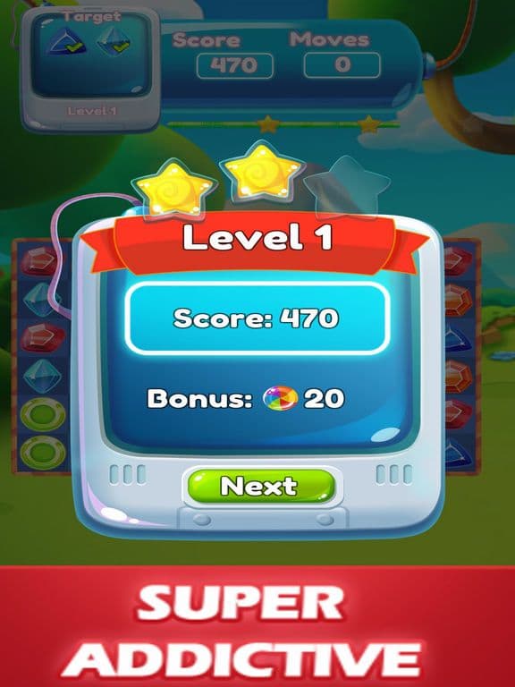 Jewels Match Island