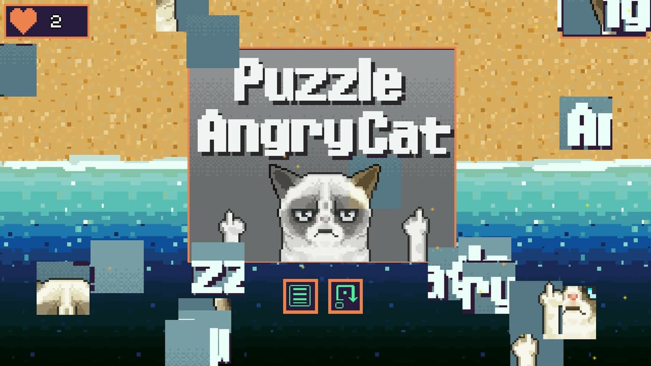 Puzzle Angry Cat screenshot 3