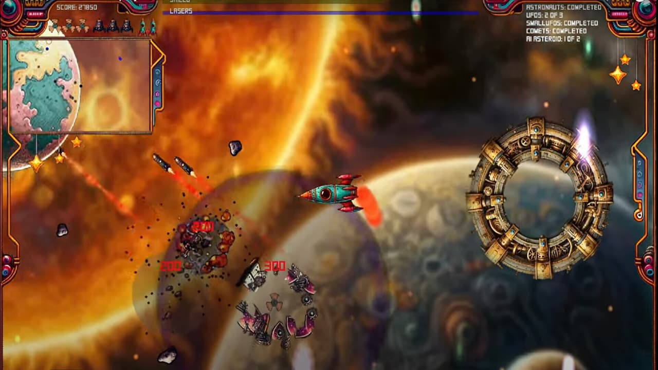 Asteroids and Aliens screenshot 4