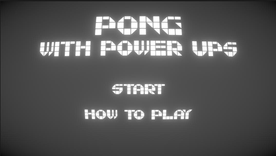 PONG WITH POWER UPS