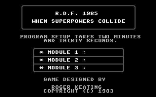 RDF 1985 screenshot 6
