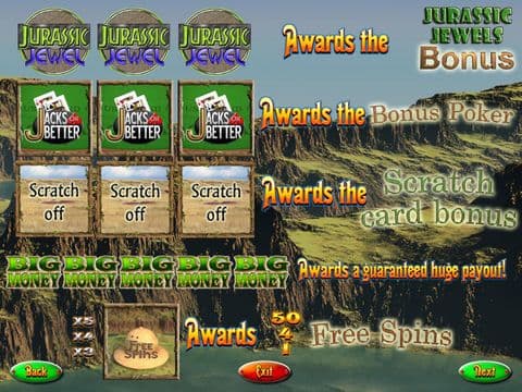 JURASSIC JEWEL SLOT MACHINE screenshot 4