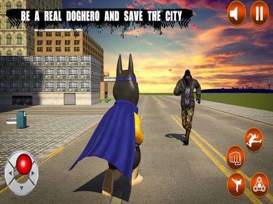 Flying Dog Hero Crime City screenshot 4