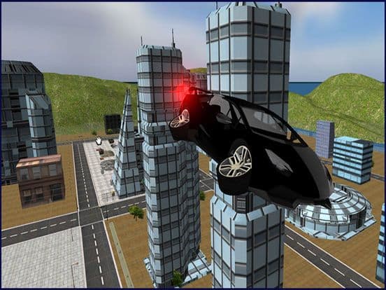 Flying Car Simulator - Futuristic Driving Stunts - Airplane Flight Pilot