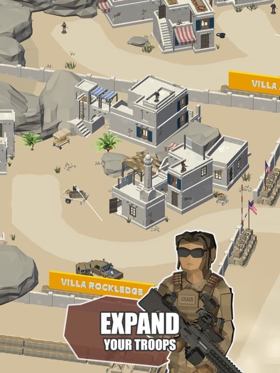 Idle Warzone 3d: Military Game