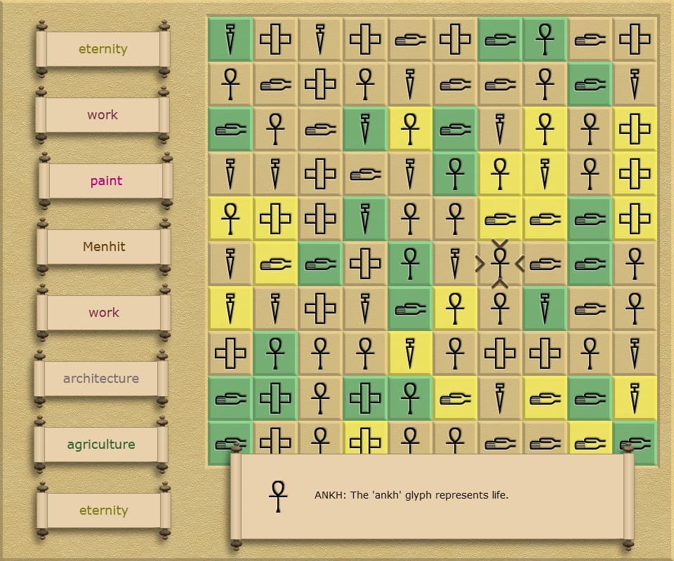 Glyphs of the Pharaohs screenshot 3