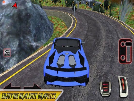 Extreme Race Car:Mountain Road