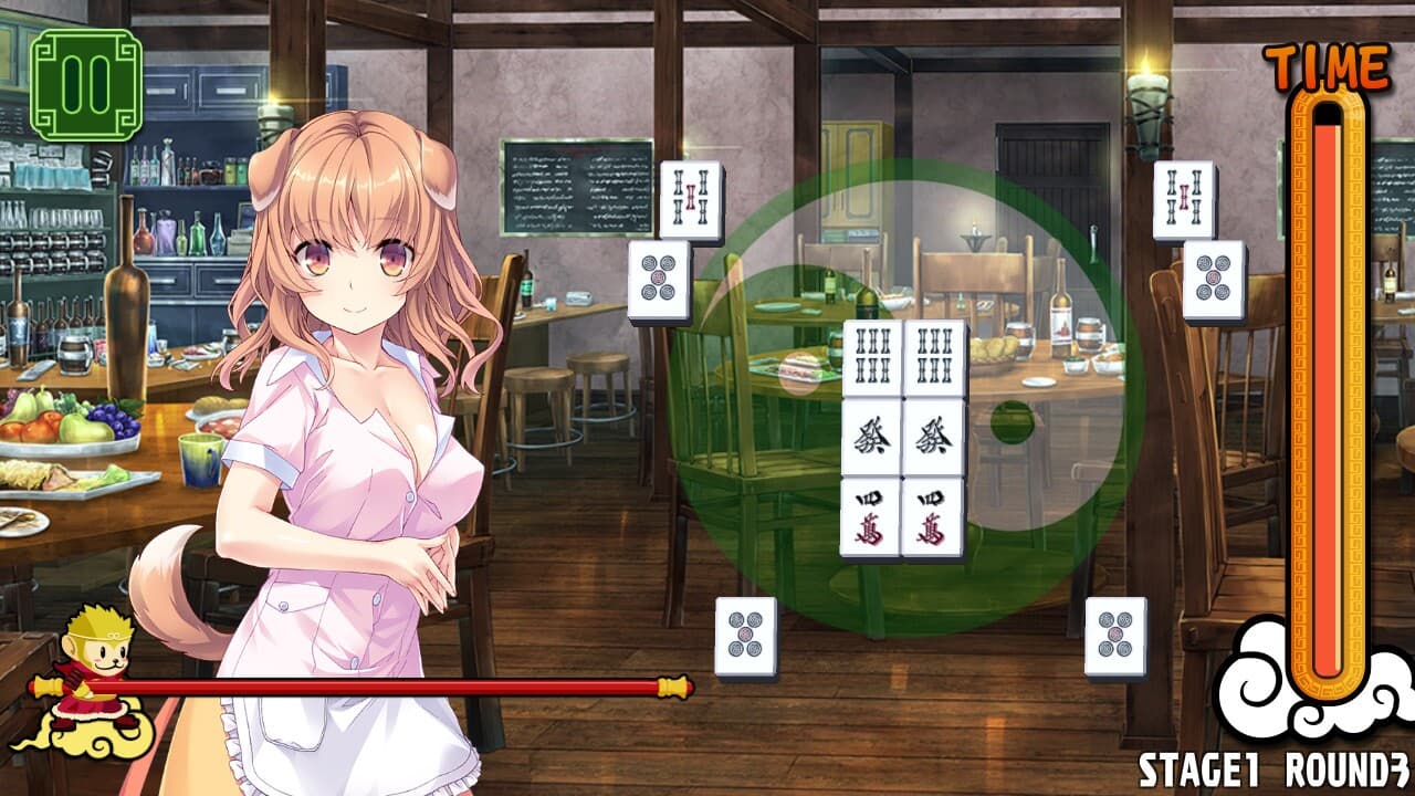 Pretty Girls Mahjong Solitaire [GREEN] screenshot 5