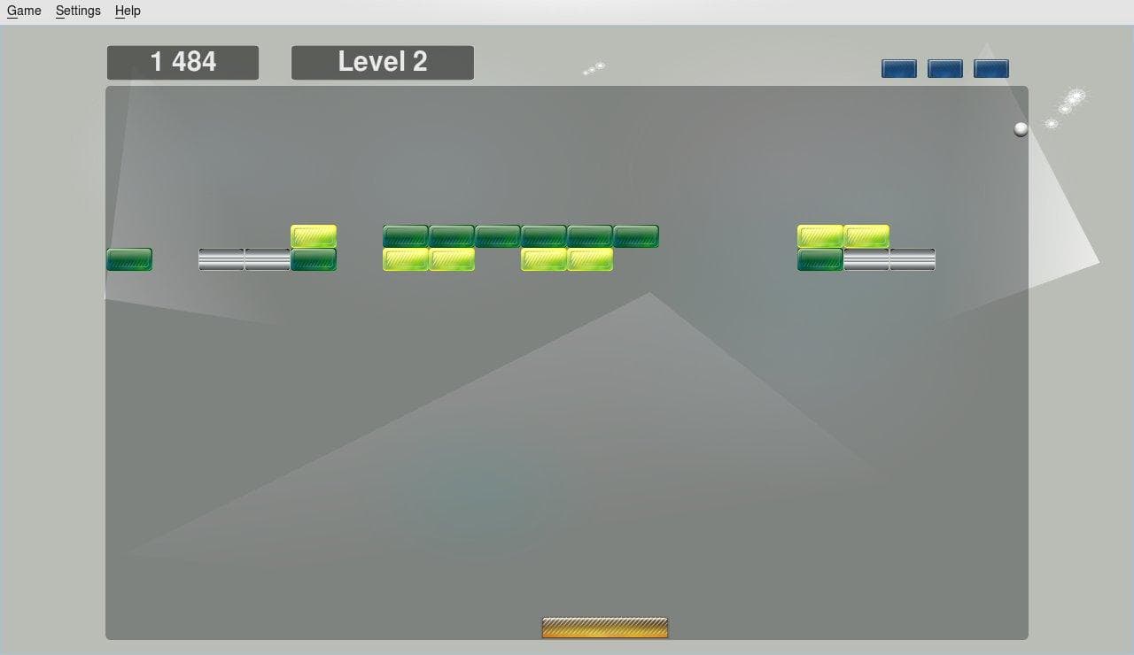 KBreakout screenshot 2