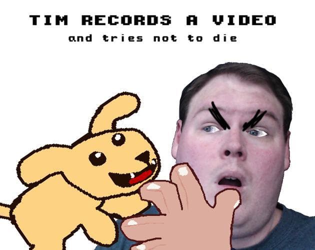 Tim records a video