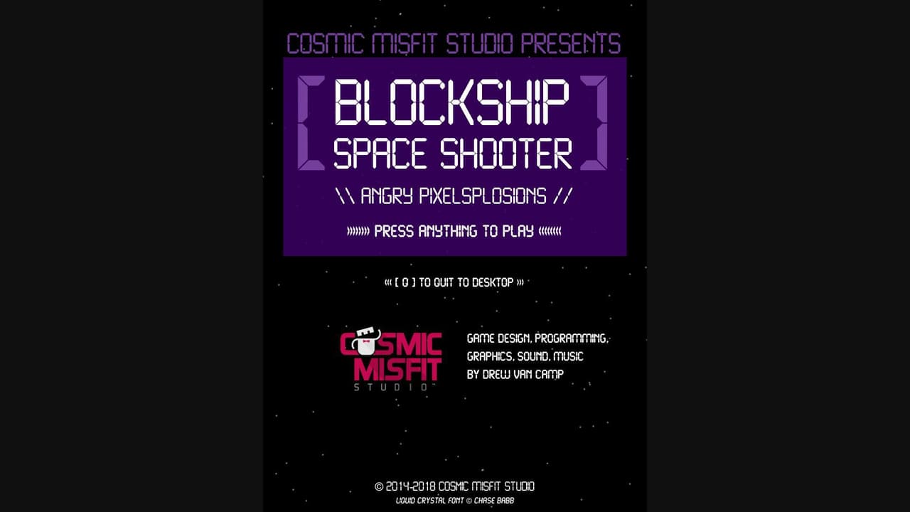 Blockship Space Shooter: Angry Pixelsplosions