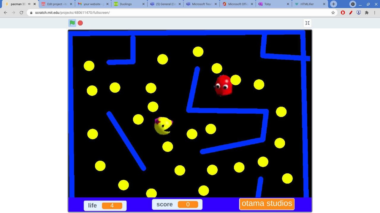 Pacman 3D (otama studios) screenshot 2