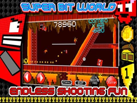 SUPER BIT WORLD: 2D Jump Platformer X Free - from Cobalt Play 8 Bit Games screenshot 3