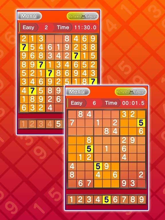 Basic NumberPlace Red screenshot 3