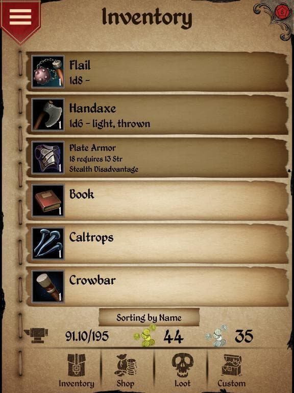 Character Sheet