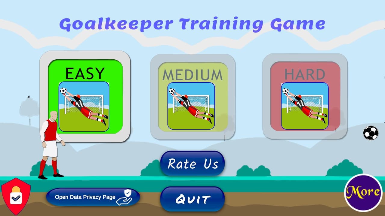 Goalkeeper Training Game screenshot 2