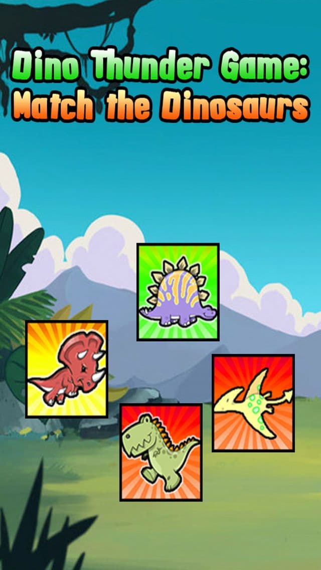 Dino Thunder Game: Match the Dinosaurs screenshot 2