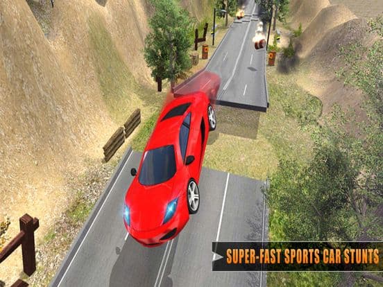 Real Jet Car Racing Stunts screenshot 5