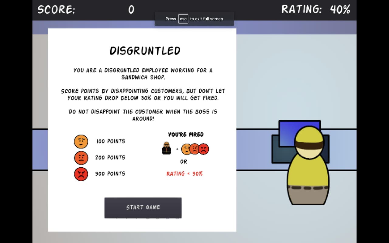 Disgruntled screenshot 2