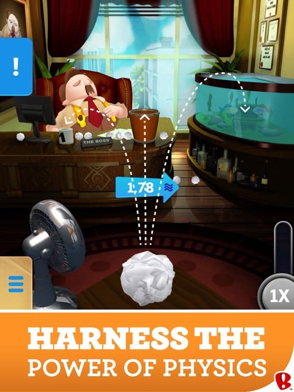 Paper Toss Boss screenshot 4
