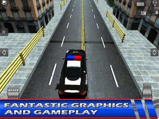 Highway Police Car Driving screenshot 2