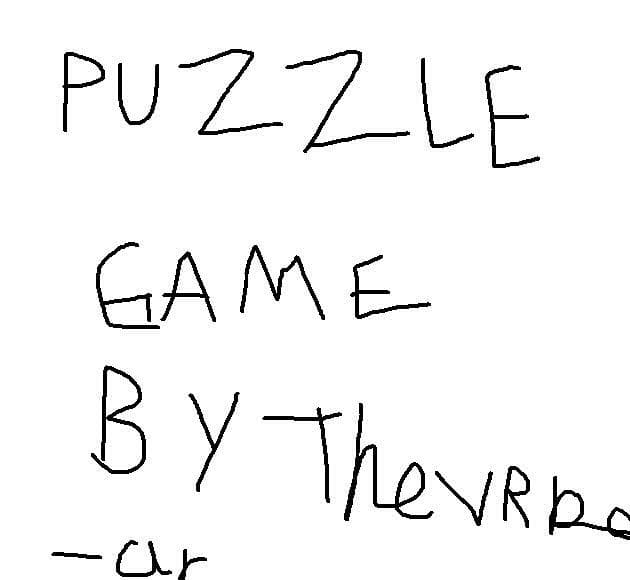 Puzzle Game but short and bad