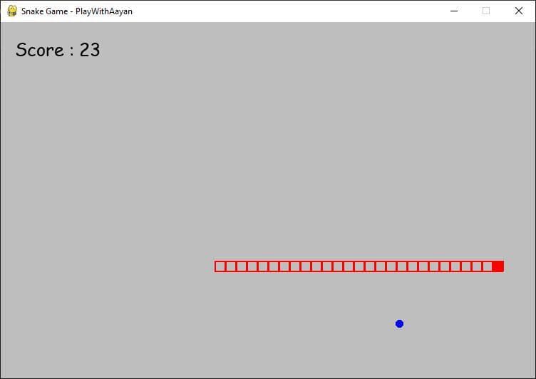 Snake Game (PlayWithAayan) screenshot 4
