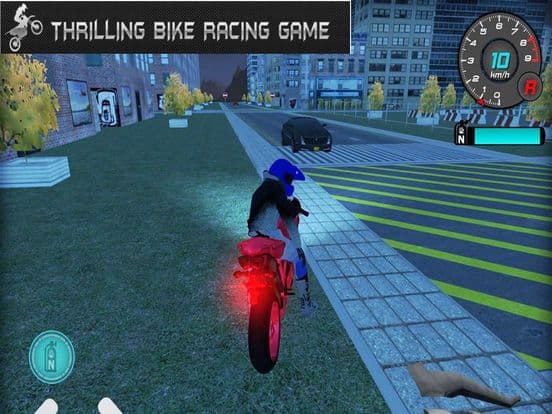 Night Fast Motorcycle RideCITY screenshot 2