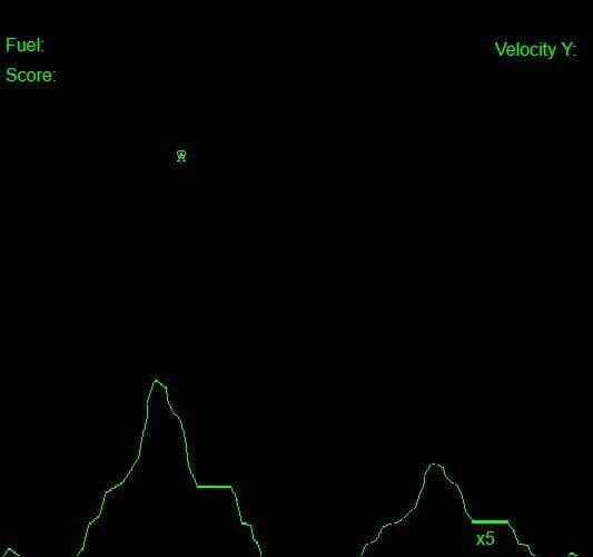 Lunar Lander (itch) (TheClockworks) screenshot 2