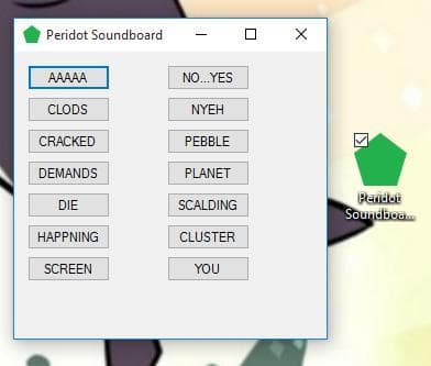 Peridot Soundboard