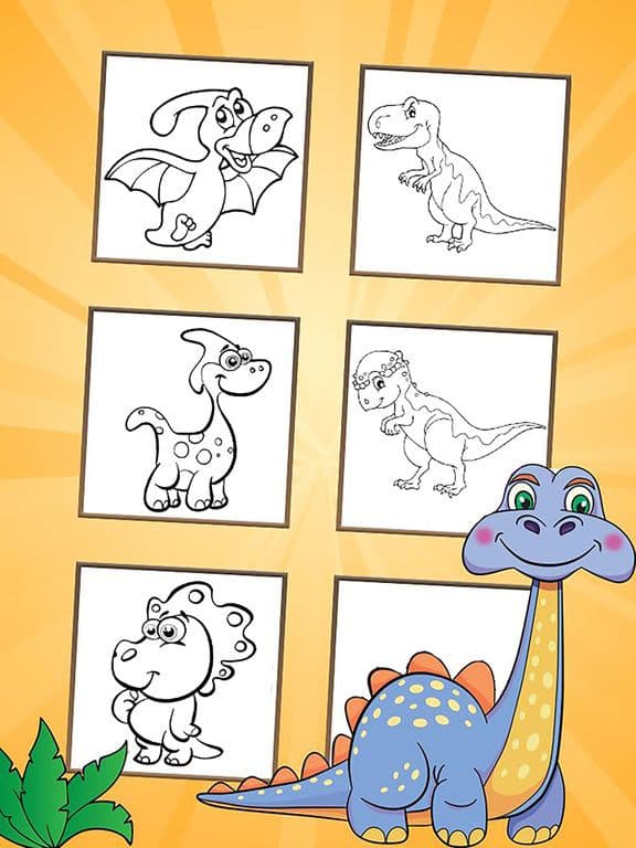 Coloring Book for Dinosaur screenshot 2