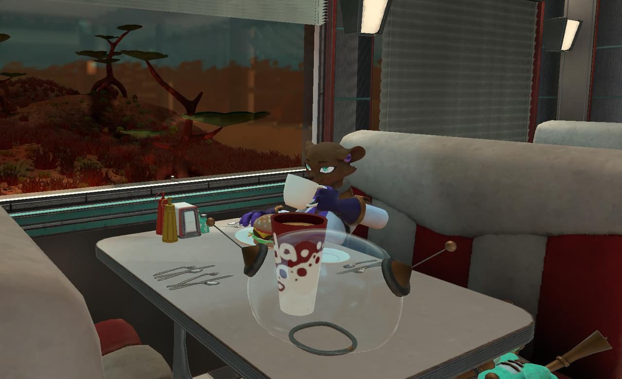 WIP Triton Dinner and Gas Diorama (RetroPunk)