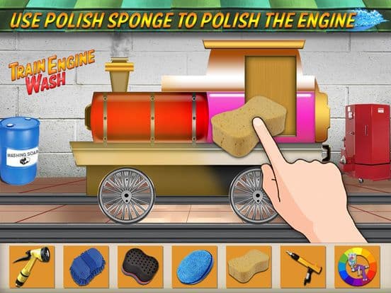 Train Engine Wash: Toddler Train Sim screenshot 5