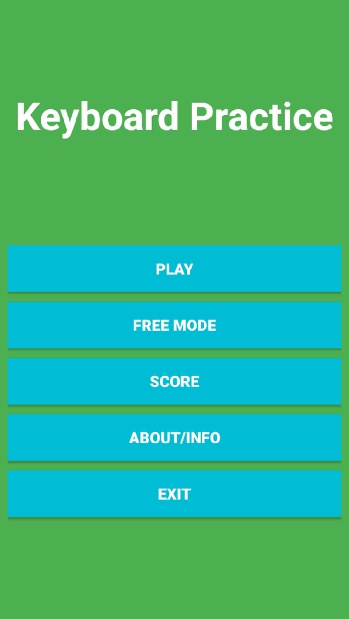 Keyboard Practice (Liki Games) screenshot 2
