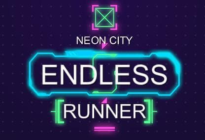 Neon City Endless Runner screenshot 2