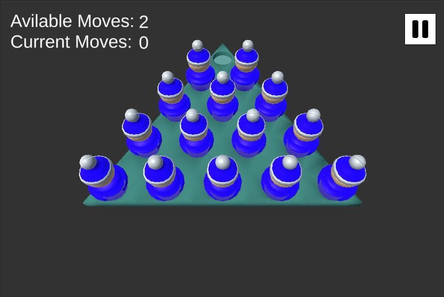 Peg Solitaire (itch) (silver_weave) screenshot 2